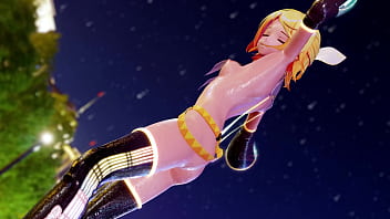 Kagamine Rin shaking ass Marine Bloomin MMD by Shinshi52