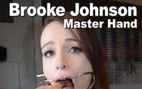 Brooke Johnson & Master Hand Stripped Bondage