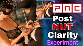 Post Nut Clarity Experiment on my Femdom Slave Husband