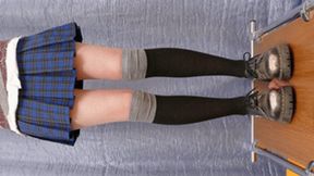18 yo anime girl tramples my floor-face with Doc Martens shoes (part 11 of 12), flo016x 1080p