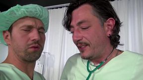 Pussy controll in the hospital...threesome pussy fucking