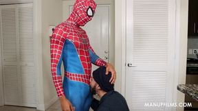 Spiderman blowjob