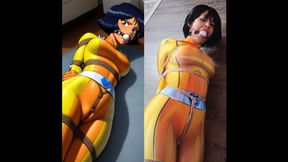 Totally Tied: Alex (Totally Spies) Is the Perfect Bait Once She's Ballgagged and Hogtied!