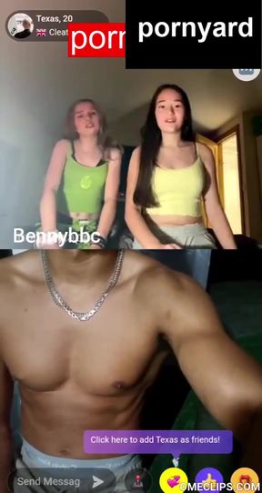 Homemade teen webcam reaction