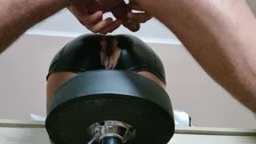 Fucked her in tight leather hotpants