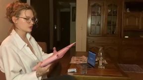 POV Roleplay with a Smoking Fetish Teacher Who Loves Big Cocks