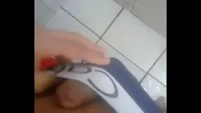 Brown-Haired Hunk Jerks Off in Steaming Bathtub – Hot Brazilian Solo Session Pt.1