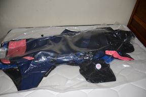 Mar 12 2023 - VacPacked in slvrbrboy&#039;s blue coveralls with my PVC aprons &amp; lead aprons