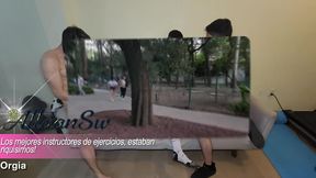 Estábamos mi amiga y yo haciendo ejercicio en el parque cuando se presentaron unos riquísimos instructores de ejercicios que se ofrecieron muy amablemente a entrenarnos en su casa, no imaginan en que acabó todo, no se lo pueden perder.