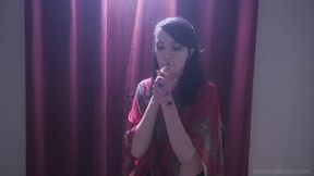 Smoking Erotica - Corra Cox 1 - Smoking Solo in 4K 60fps