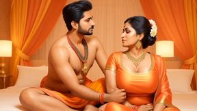 When there was no one at home, a Muslim girl did full romance