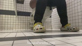 Temptress Mango's Restroom Rituals - Public Toilet and Shoe Worship Compilation