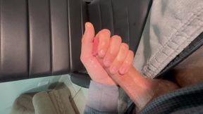 Powerful Cumshot After Edging and Moaning