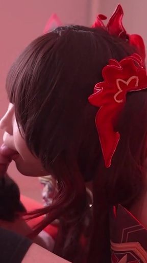 Stunning moment from &quot;Blowjob Honkai StarRail Sparkle cosplayer, hentai japanese shemale cosplay 12&quot;