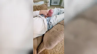Big Cock Morning Cumshot Solo