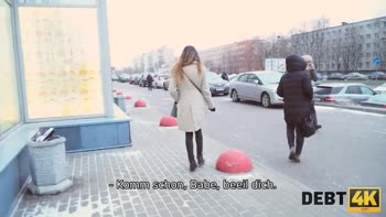 Roxy Lips' Cash Crunch: Redhead Teen (18+)'s Rough Reality