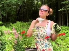 SneezeGoddess - Gardening Interrupted by Sneezing and Nose