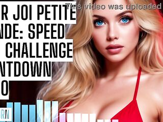 ASMR JOI Small Golden-haired: Speed Cum Defiance Countdown Audio Porn HFO