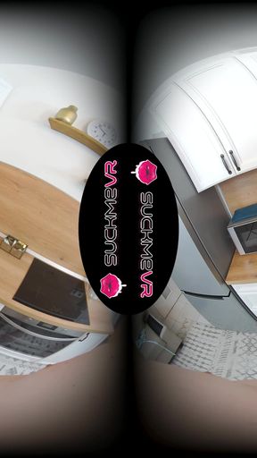 Sexy Petite Brunette Kaya Finch Railed Hard in the Kitchen