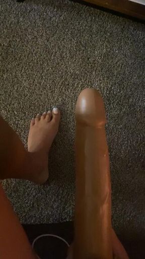 Sissy Wants ALL 14 inches!