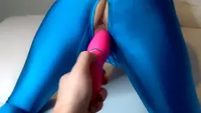 A Zentai Doll Spoils With A Dildo - Watch4Fetish