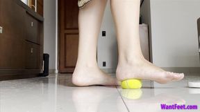 Sweaty Flip Flop Foot - Foot Play - HD MP4