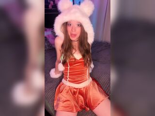 Christmas Trans Cutie Jerks and Cums Using a Fleshlight Quickshot