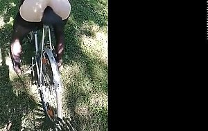 Summer walk on a bicycle.