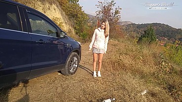 Behind The Scenes Of Outdoor Sex with the Stunning Gina Gerson