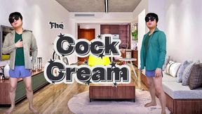 an amazing cock cream from adult store gave a curious guy a hard on