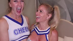 Cheerleaders Fuck Each Other Before Getting Dick Downed and Faces Covered in Cum