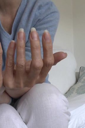 Elegant Summer Hands and Long Fingernails, Presented by Lady Victoria Valente