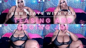 Busty BBW Plays With You by Teasing and Edging You JOI