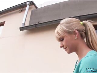 Public Agent - Despairing Blond College Beauty Ready to Work for a Hard Bang