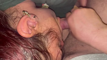 I give my stepdaughter a blowjob in the morning and she swallows the cum.