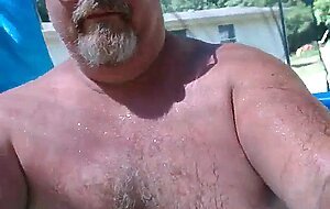 Naked Pool Dad