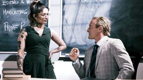 ”Big ass Latin MILF fucks her huge cock former professor & squirts”