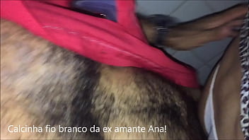 Cdzinha LimaSp  Dando com a calcinha fio branco da ex amante Ana para Roludo fa do Xvideo 15032019