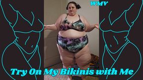 SSBBW Rachel Tries On Her Summer Bikinis WMV