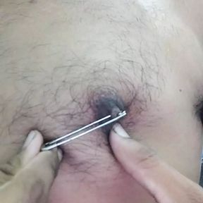 Man pierced nipples torture part 2