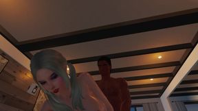 Travesti Damla erkek arkadaşına verdikten sonra temizlik yapıyor