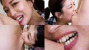 Minaho Ariga - Biting by Japanese cute girl part2 - MOV
