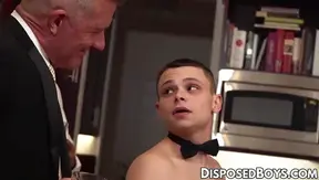 Marcus Rivers Submits to Old Man Killian Knox in Hot Group BDSM Session