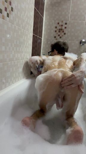 Clean and not vicious straight gutro twink decided to have fun