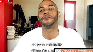 SayUncleNetwork.com - Straight jock's raw threesome POV for cash with two cocks