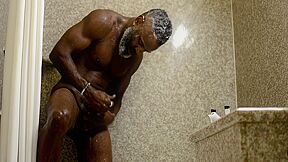 Sexy Grown Ass Man In Shower... Fun Fun :) 15 Min
