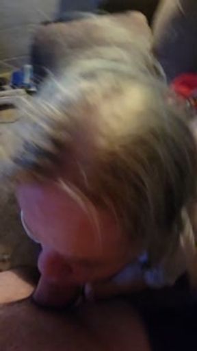 I love the way this tatted midget sucks my dick!! 🍆💦🥵 Especially while being recorded live!