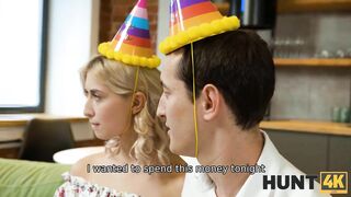 HUNT4K. Girl shivers in anal pleasure