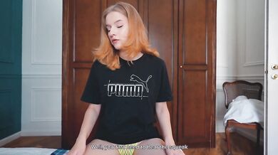 Handyman stuffed that little redhead's tight teen pussy raw