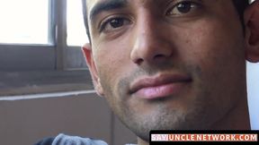 Straight Latino barebacked and facialized deep for money